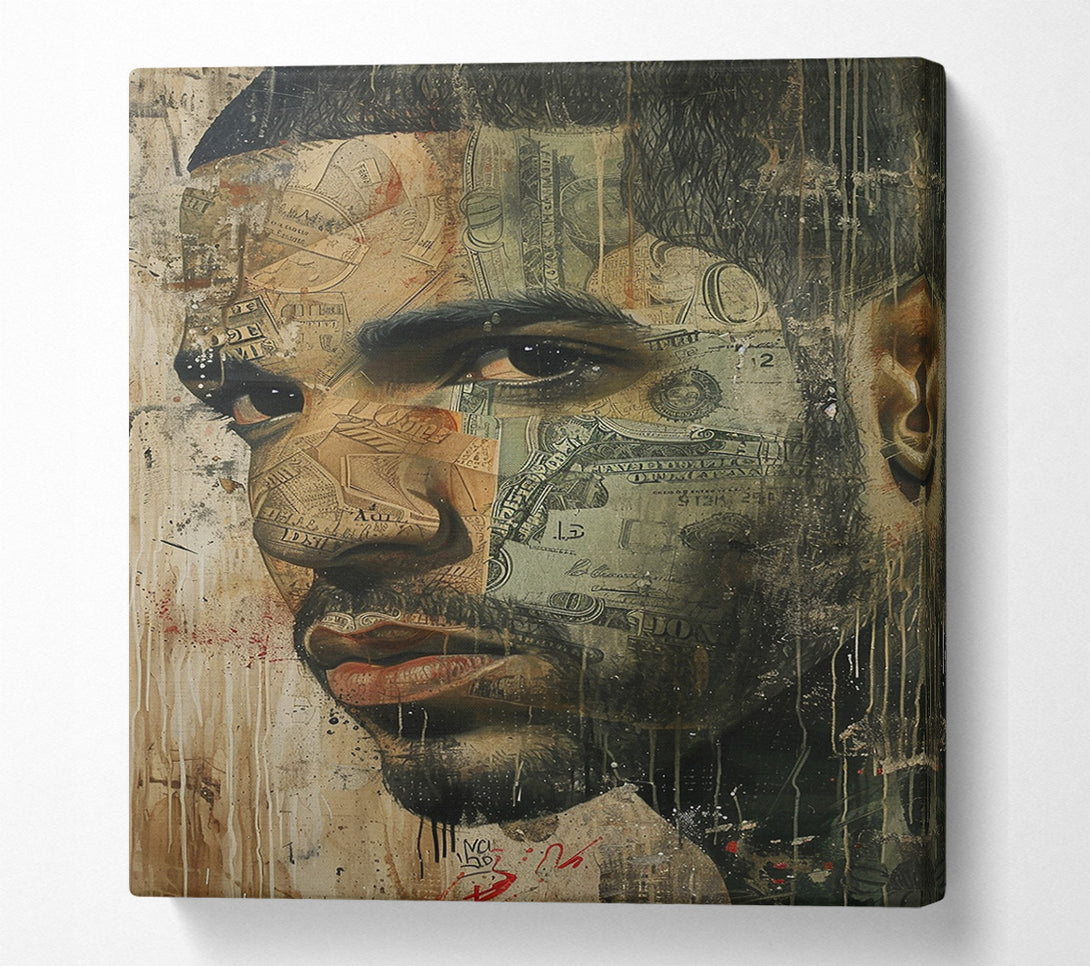  A Canvas Print of Drake Money Canvas Print