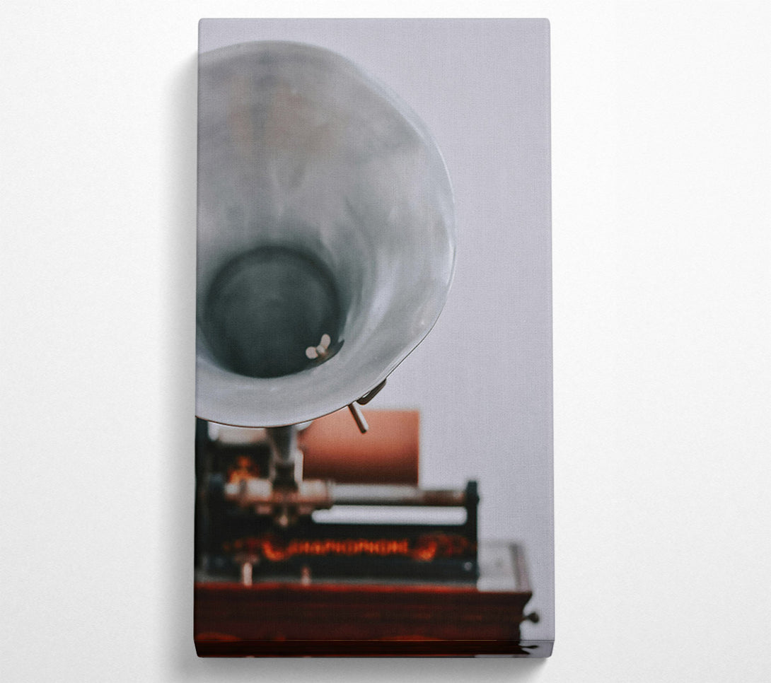  A Canvas Print of Silver Sound Machine Canvas Print