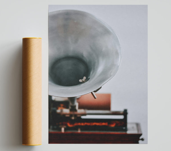 Silver Sound Machine Giclee Print