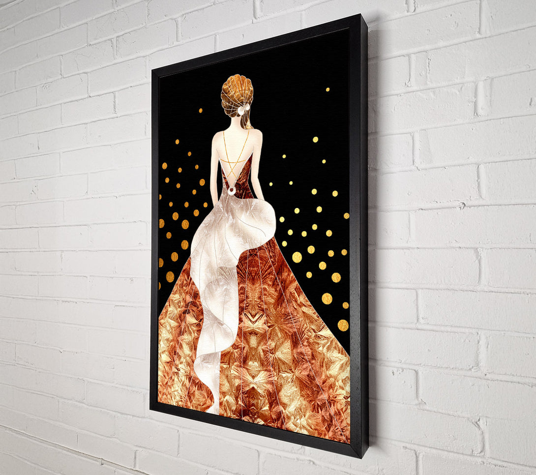  A Canvas Print of Dress Flow Canvas Print