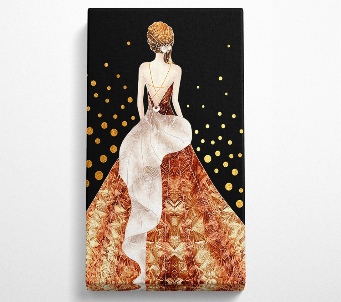  A Canvas Print of Dress Flow Canvas Print