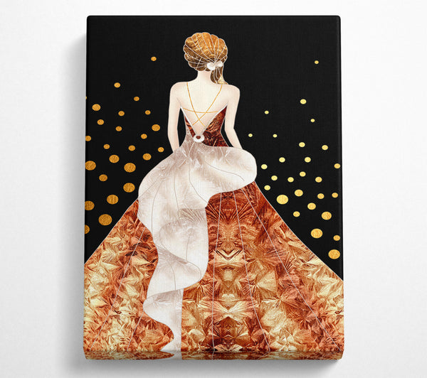  A Canvas Print of Dress Flow Canvas Print
