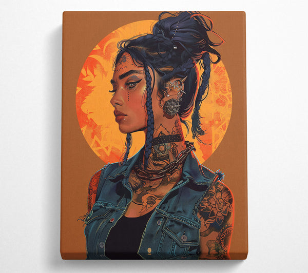  A Canvas Print of Indigo Under The Sun Canvas Print