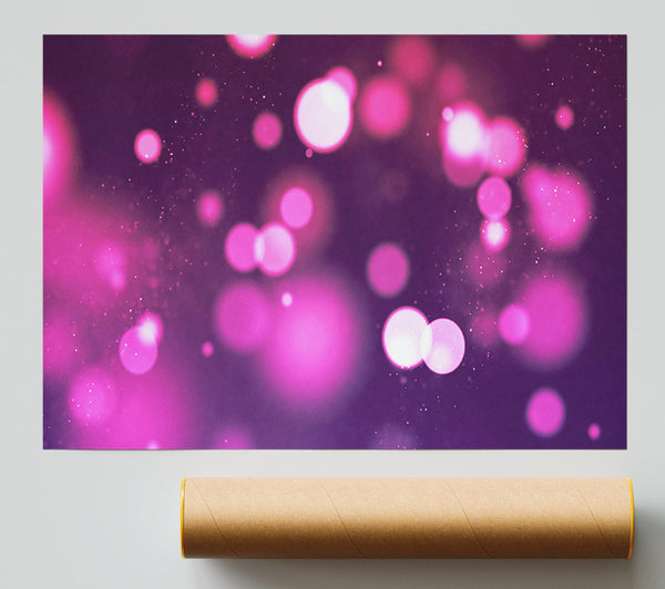 Fuchsia Bokeh Dreams Giclee Print