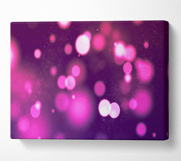  A Canvas Print of Fuchsia Bokeh Dreams Canvas Wall Art