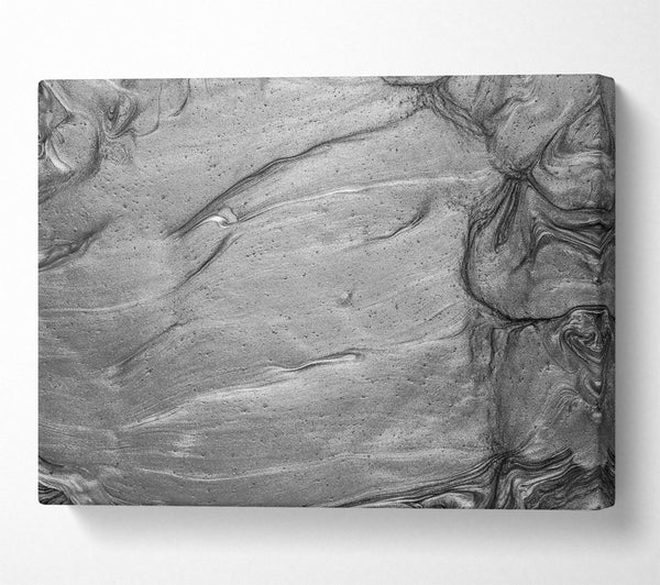  A Canvas Print of Silver Swirls Of Time Canvas Art