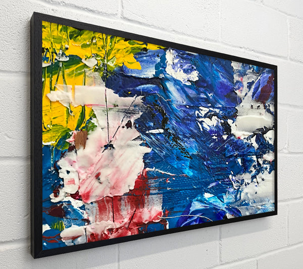 Blue And White Abstract