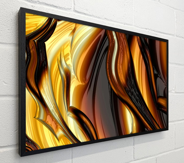 Amber Liquid Flow