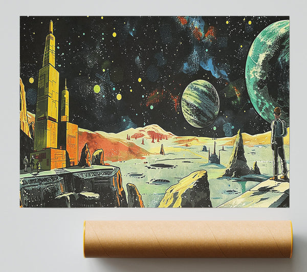 Green Planet View Poster
