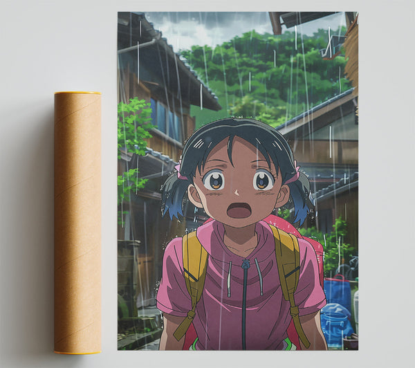 Pink Surprise In The Rain Giclee Print