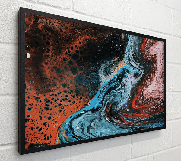 Teal Cosmic Swirl