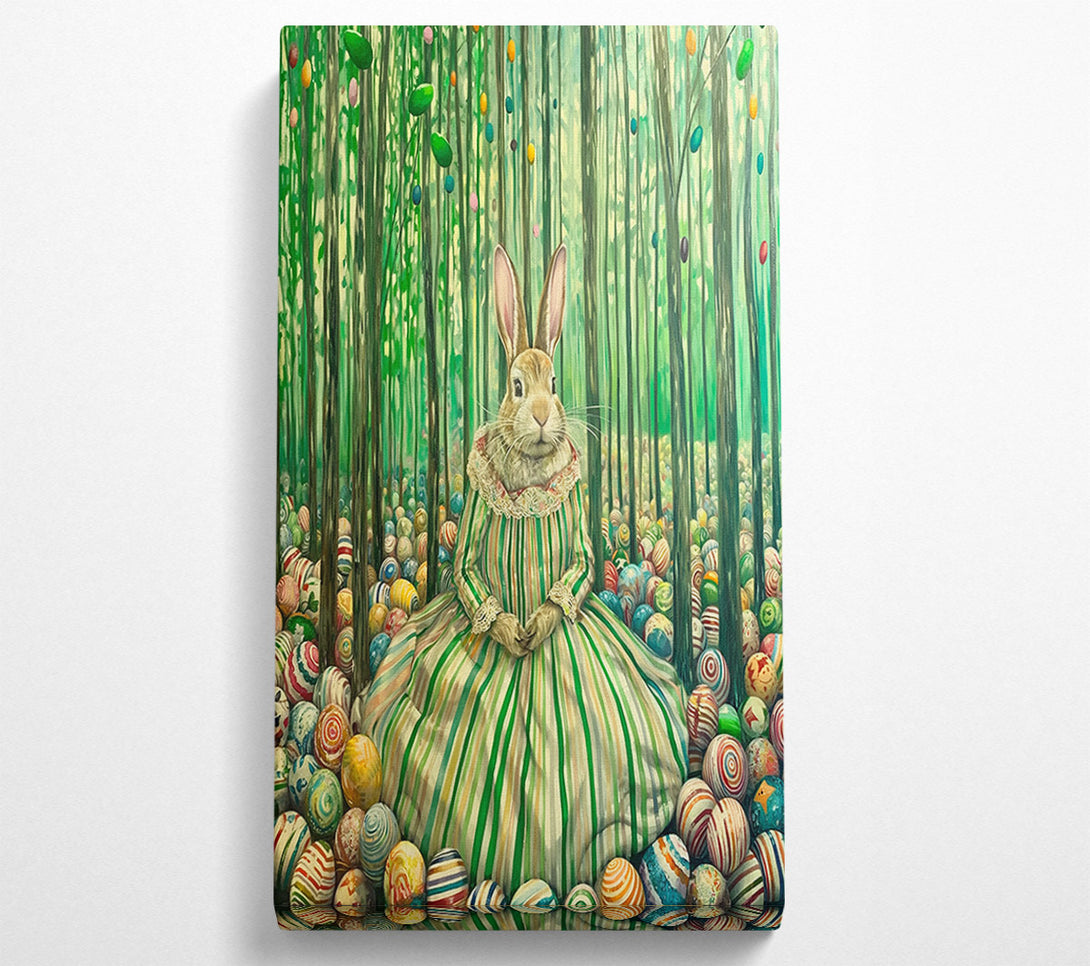 A Canvas Print of Easter Bunny Woodlands Canvas Wall Art