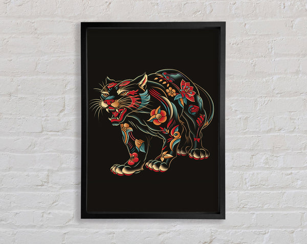 Ed Hardy Jaguar Framed Print