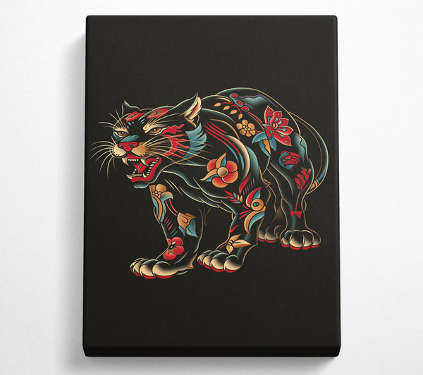  A Canvas Print of Ed Hardy Jaguar Canvas Art