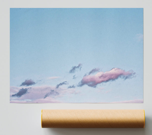 Pale Blue Sky Dreams Poster