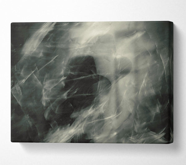  A Canvas Print of Emerald Ghostly Forms Canvas Art