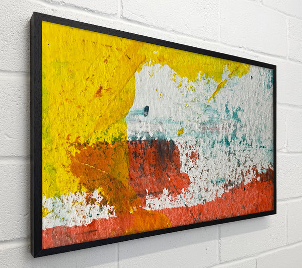 Yellow Abstract Splatter