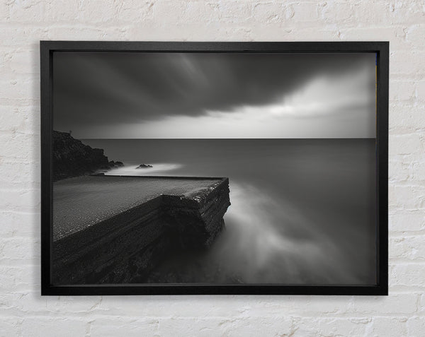 Edge Of The Land Framed Print