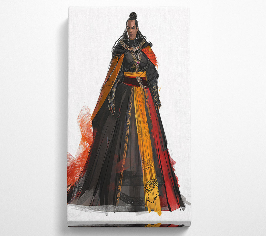  A Canvas Print of The Golden Crowned Queen Canvas Print