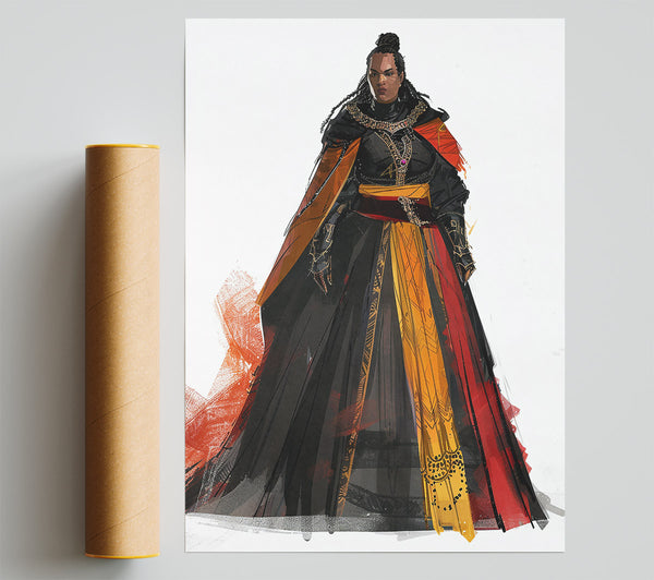 The Golden Crowned Queen Giclee Print