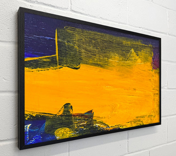 Golden Abstract Landscape