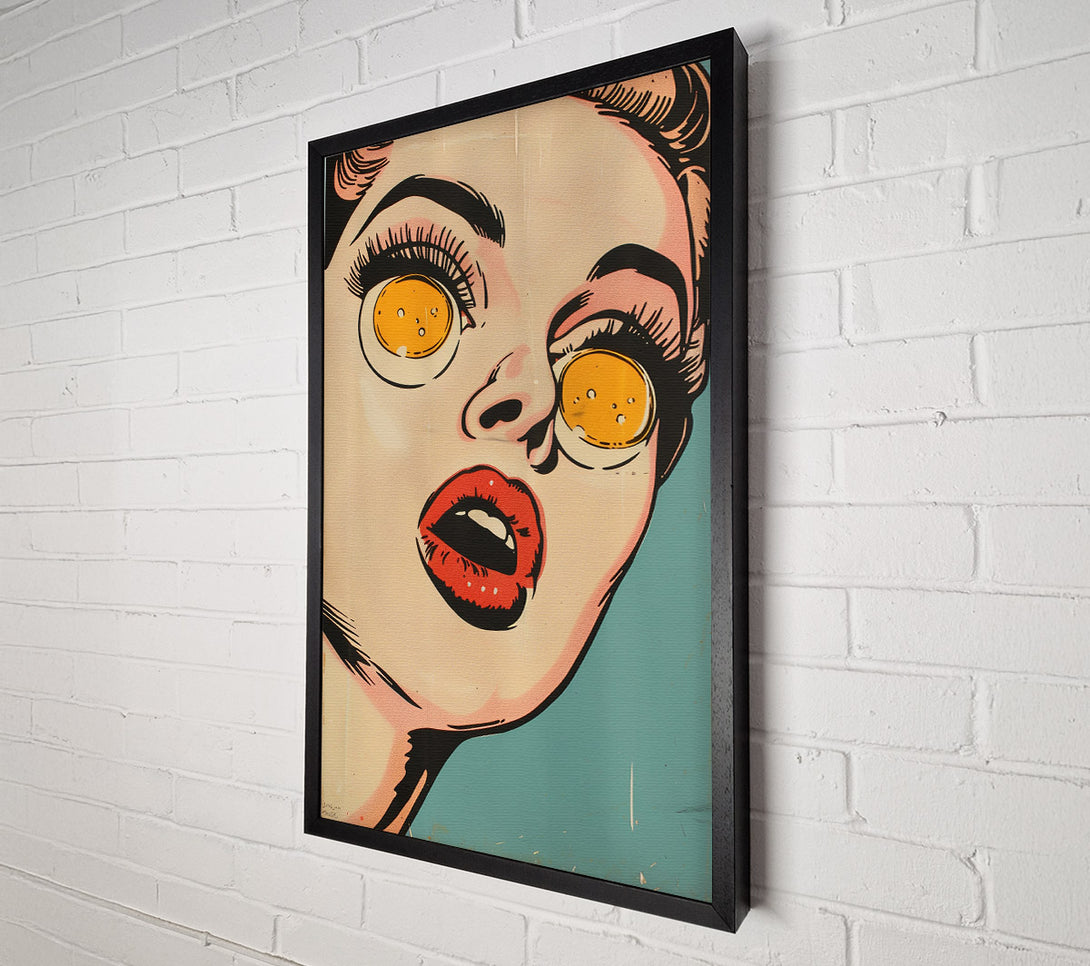  A Canvas Print of Eggs For Eyes Canvas Wall Art