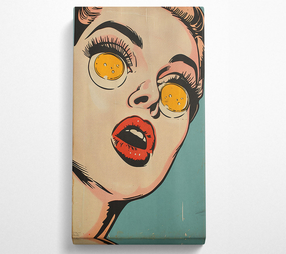  A Canvas Print of Eggs For Eyes Canvas Wall Art