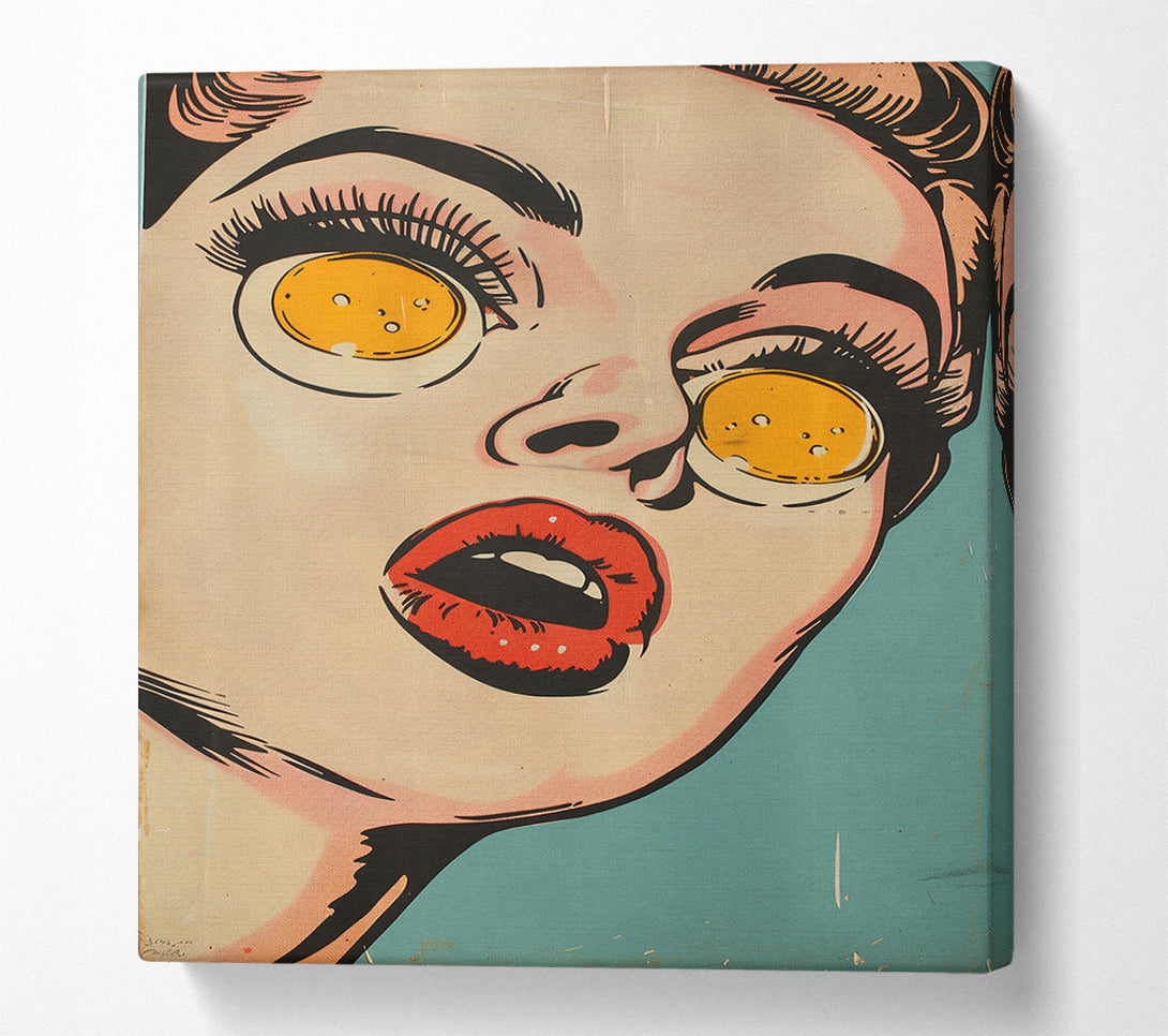  A Canvas Print of Eggs For Eyes Canvas Wall Art