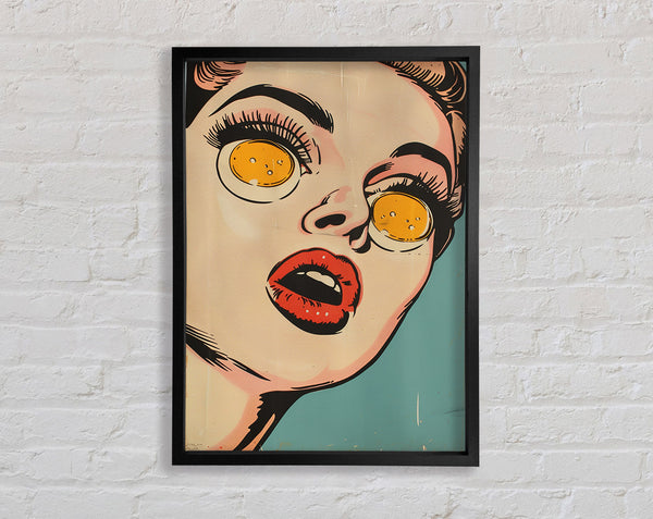 Eggs For Eyes Framed Print