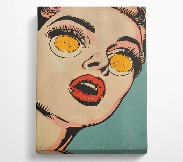  A Canvas Print of Eggs For Eyes Canvas Wall Art