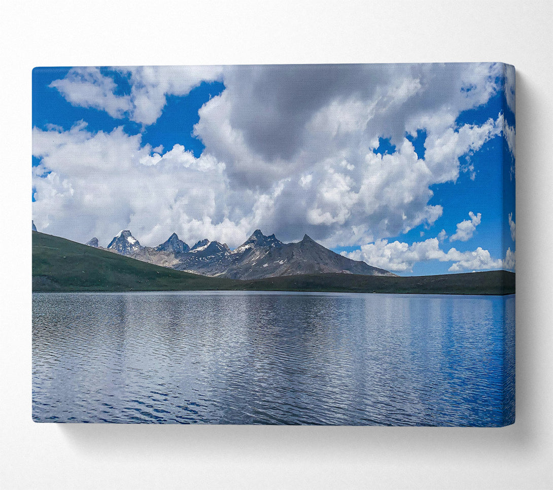  A Canvas Print of Blue Mountain Reflection Canvas Art