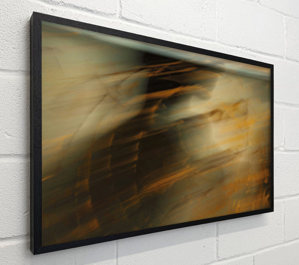 Golden Haze Abstract
