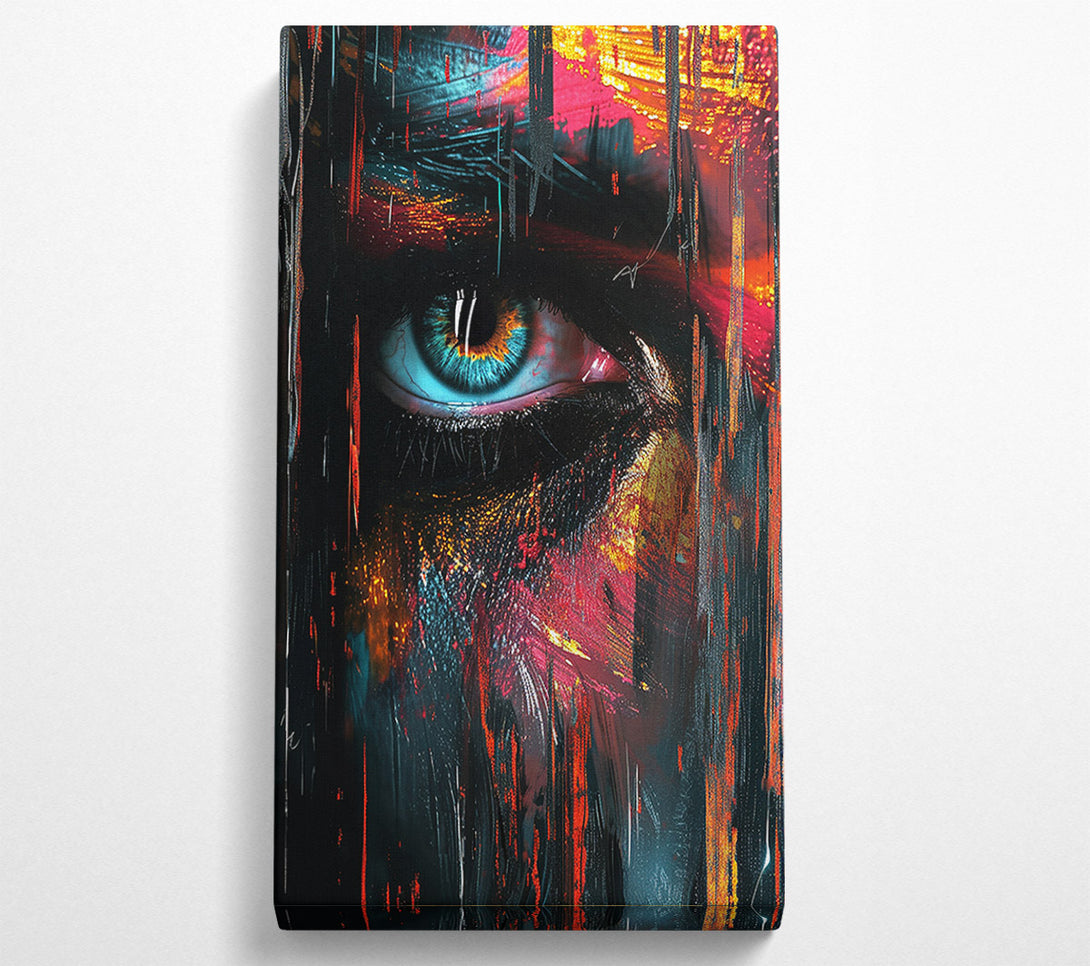  A Canvas Print of Electric Face Canvas Wall Art
