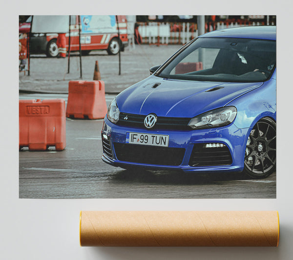 Blue Steel Beast Giclee Print