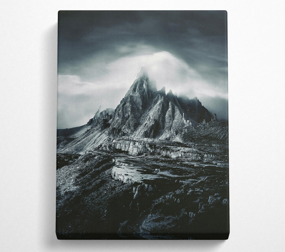  A Canvas Print of Grey Mountain Serenity Canvas Wall Art