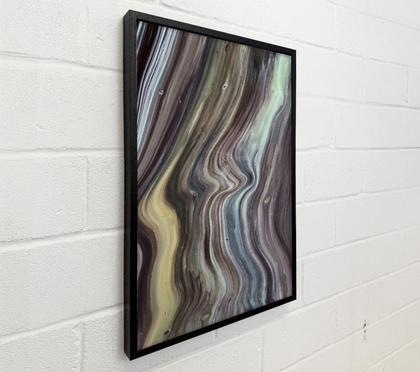 Grey Swirling Abstract