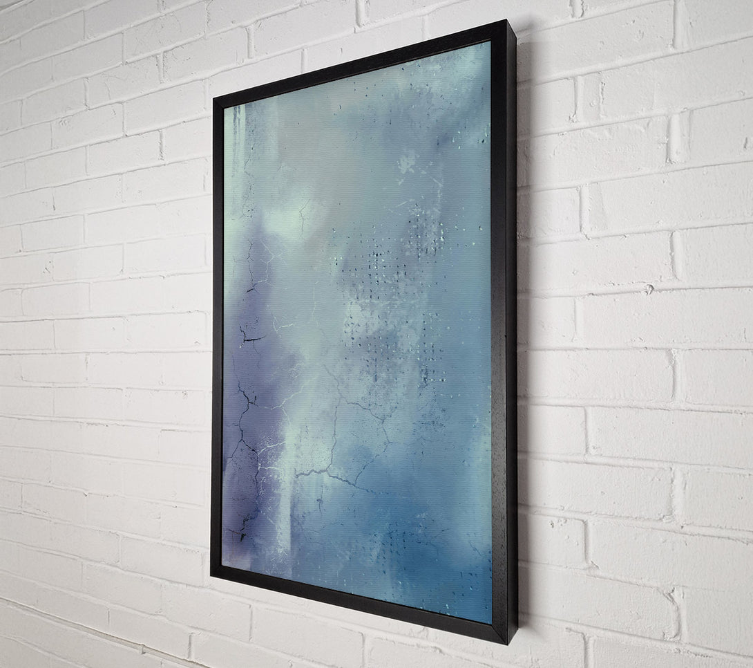  A Canvas Print of Silver Crackled Sky Canvas Art