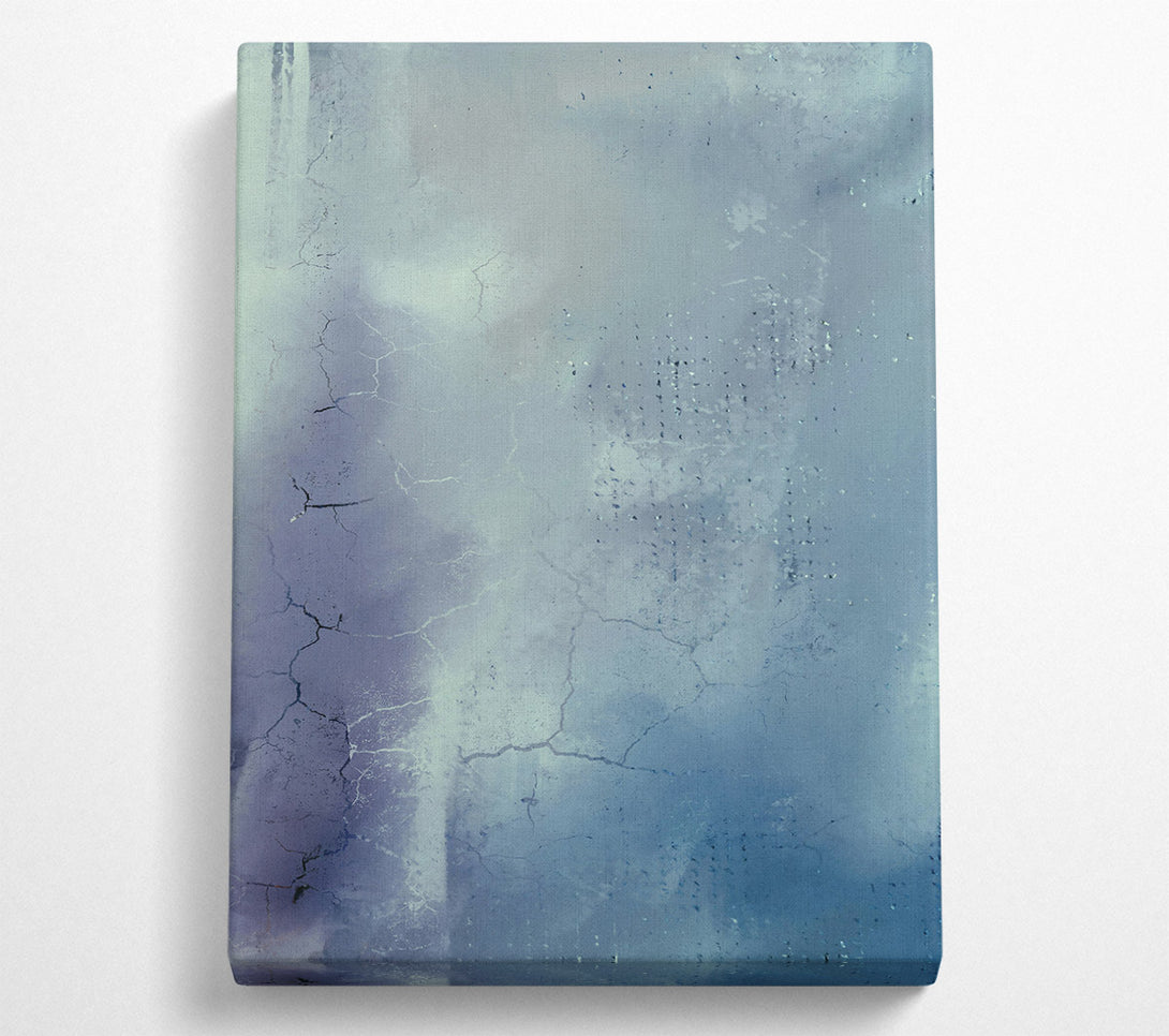  A Canvas Print of Silver Crackled Sky Canvas Art