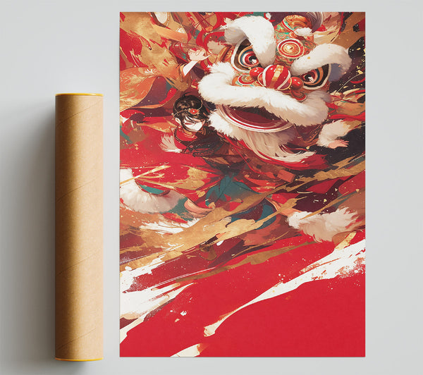 Crimson Dance Of Fortune. Poster