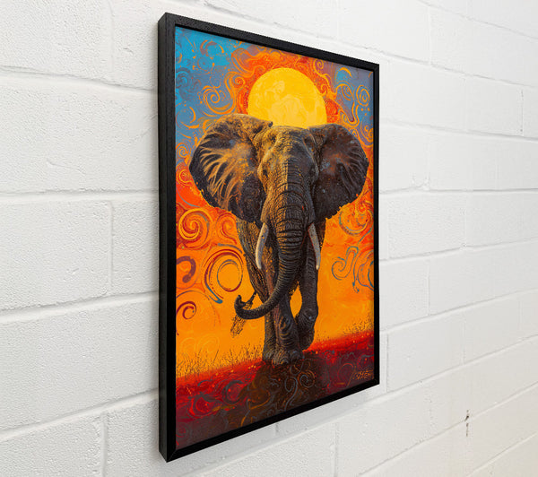 Elephant Burning Sun