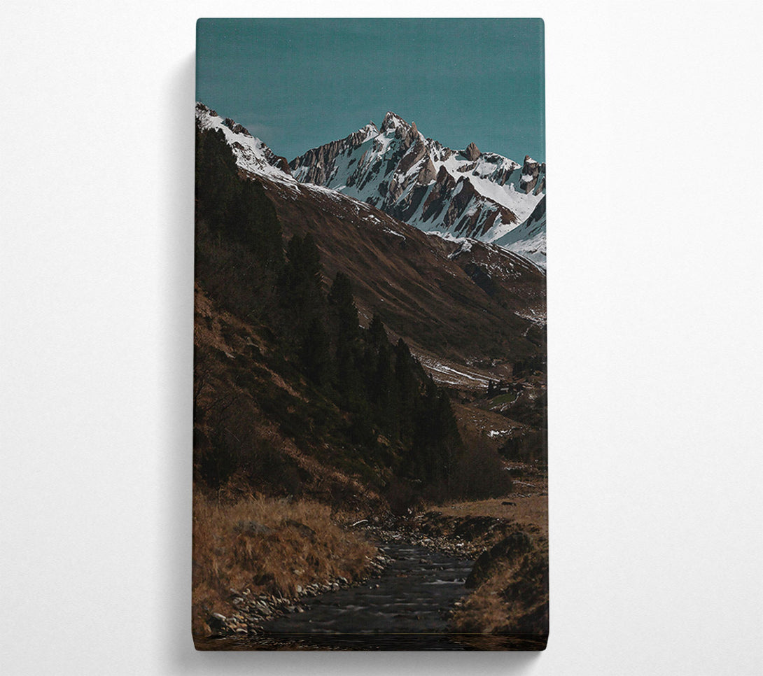  A Canvas Print of Blue Mountain Stream Canvas Wall Art