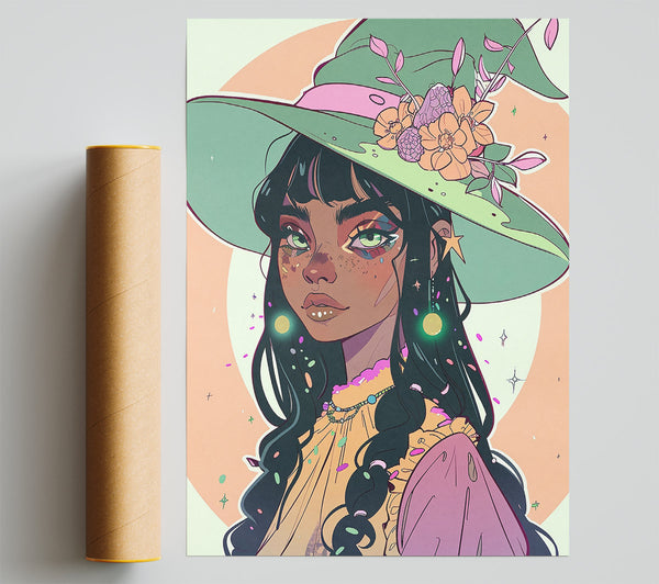 Green Witch'S Gaze Print