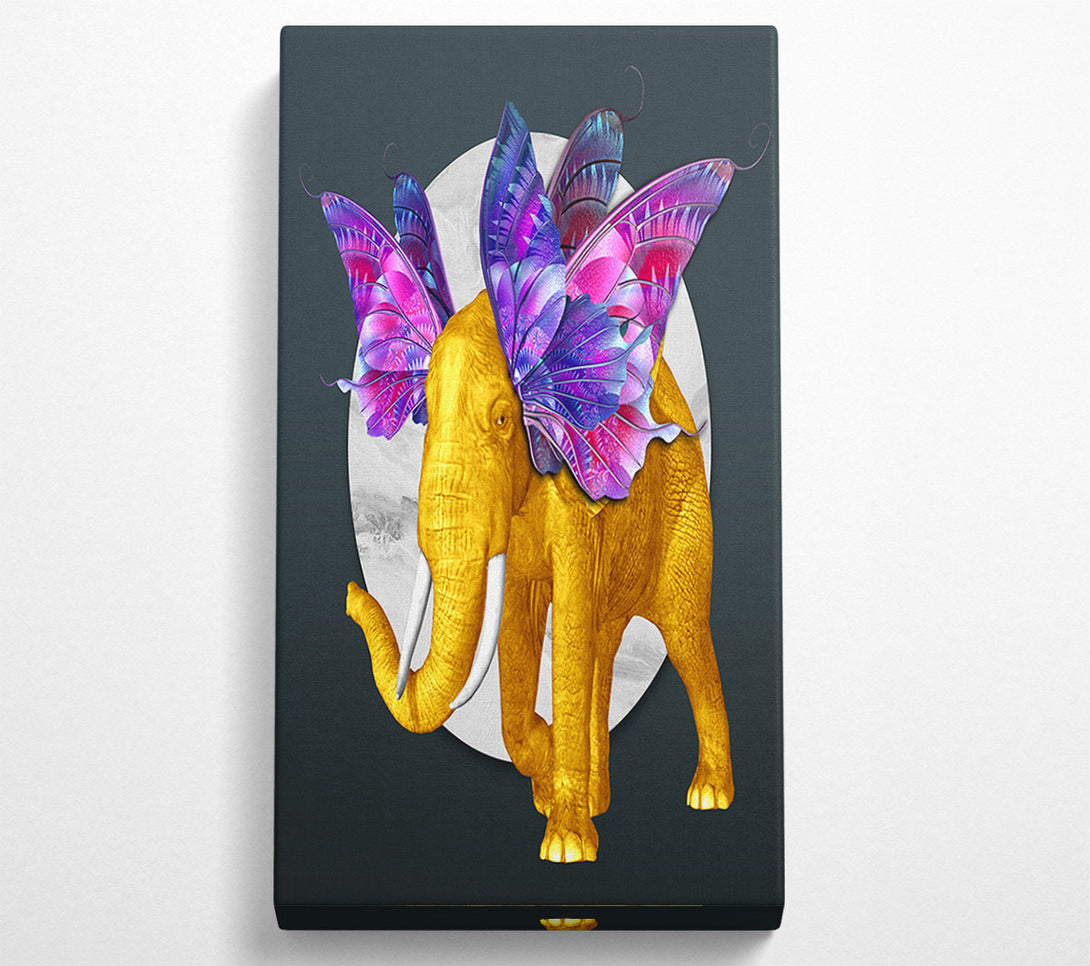 A Canvas Print of Elephant With Wings Canvas Print