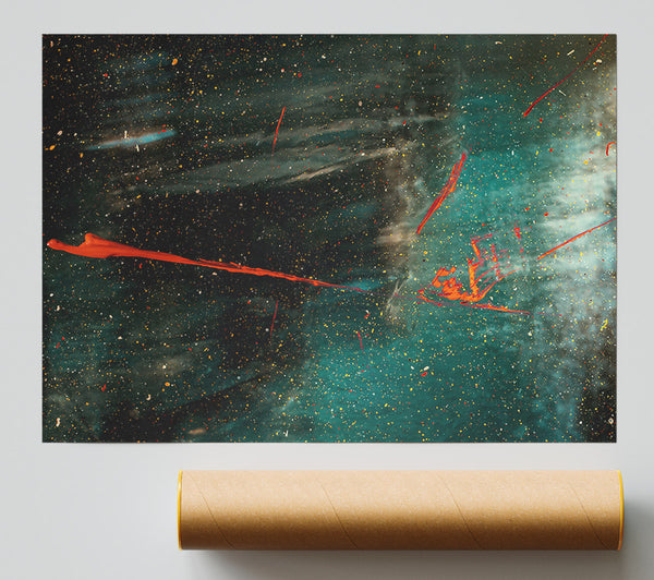 Emerald Star Trails Print