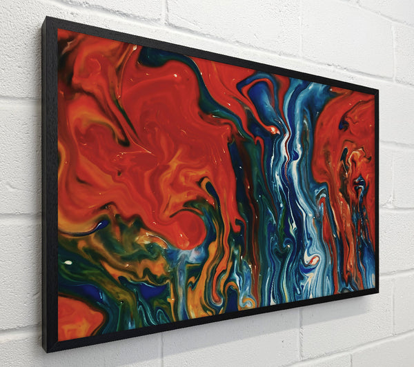 Crimson Swirls Of Fire