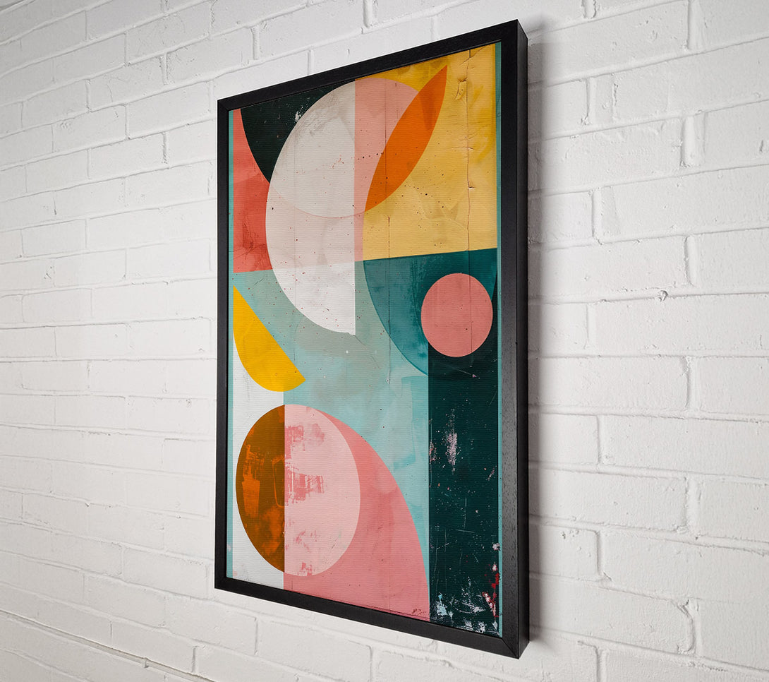  A Canvas Print of Dusty Rose Abstract Canvas Art