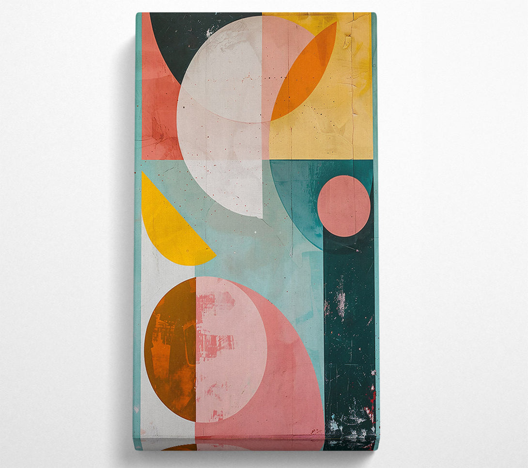  A Canvas Print of Dusty Rose Abstract Canvas Art