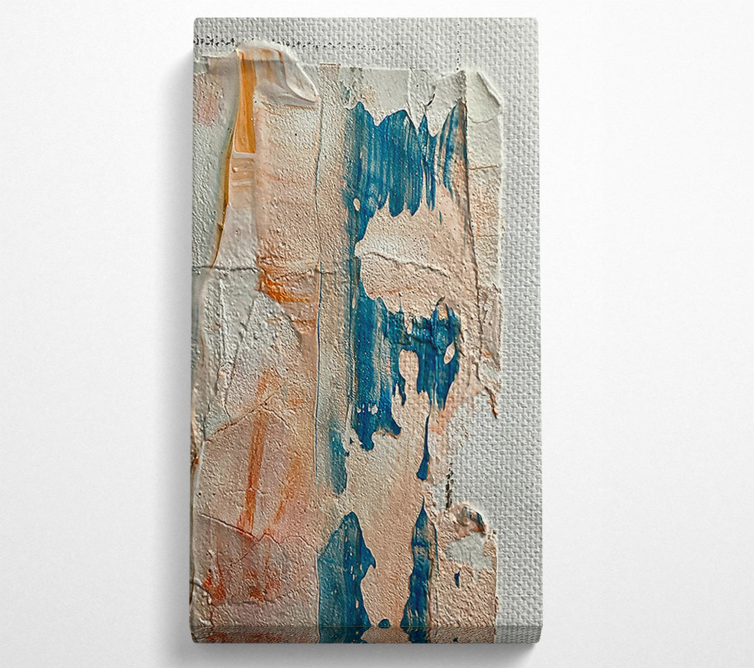  A Canvas Print of Teal Abstract Form Canvas Wall Art