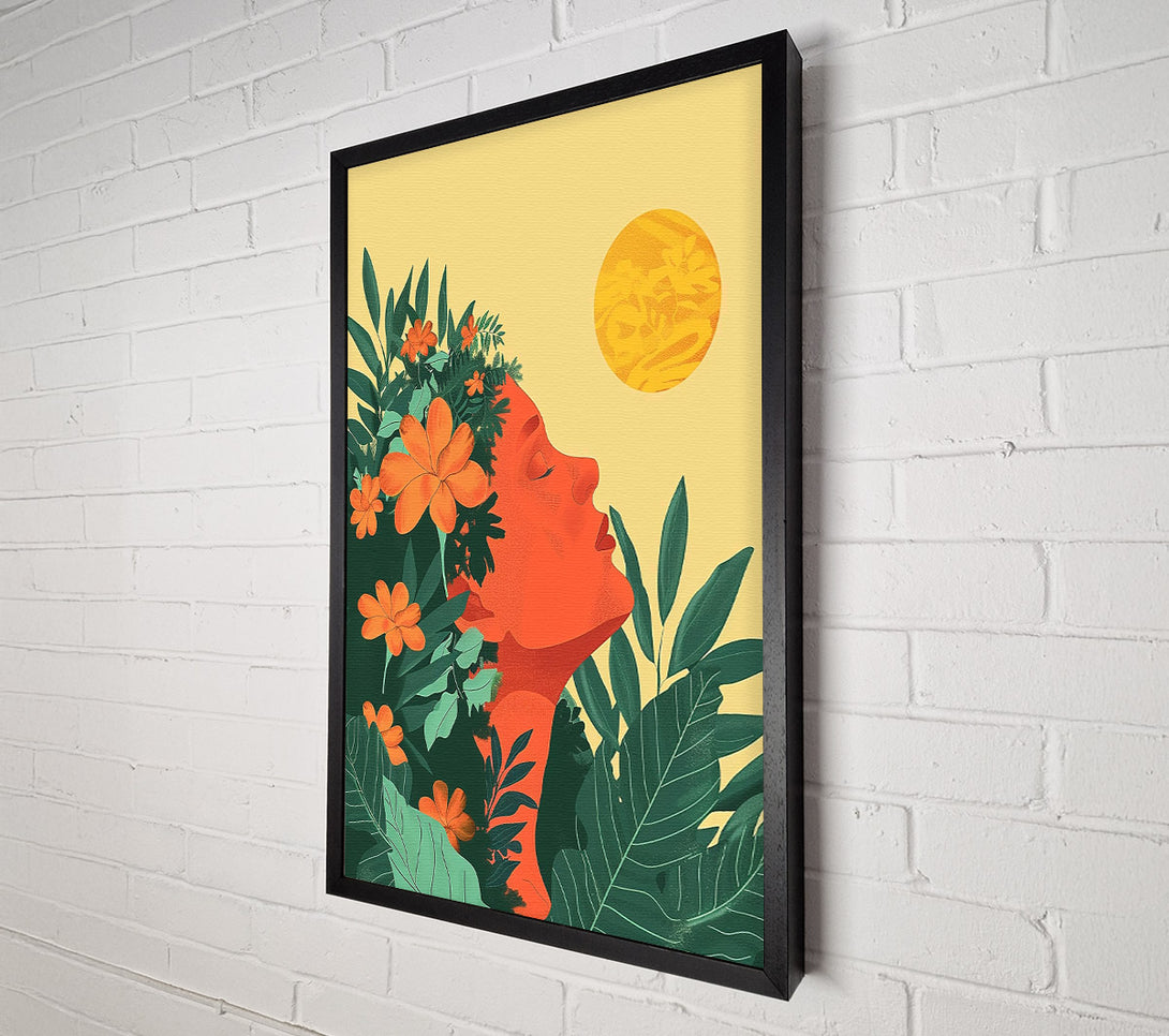  A Canvas Print of Enjoy The Sun Canvas Print
