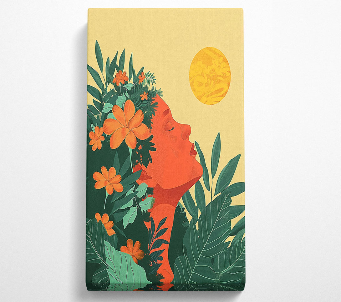  A Canvas Print of Enjoy The Sun Canvas Print